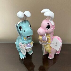 New Whimsical Bunny Boulevard Dinosaurs w/Bunny Ears and Egg Baskets U CHOOSE